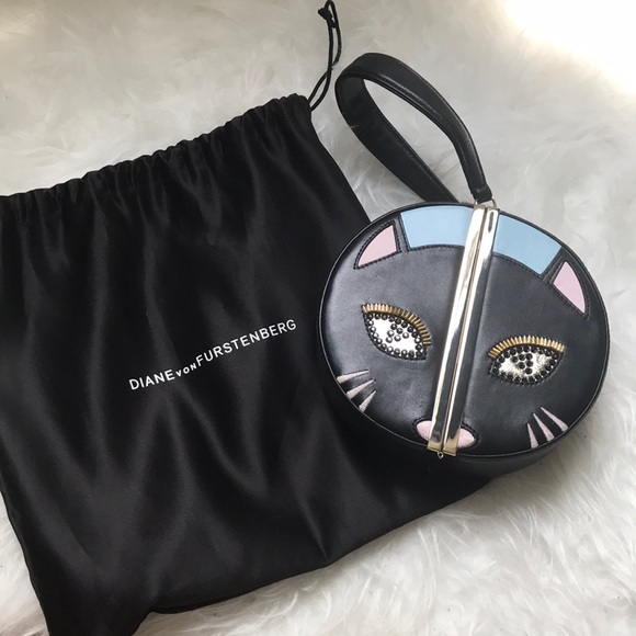 Diane Von Furstenberg Handbags - DVF ♥ Harley Viera-Newton Circle Fetish Cat Clutch